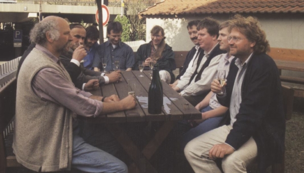 Die Gründungsmitglieder der Bauernmolkerei im Jahr 1996